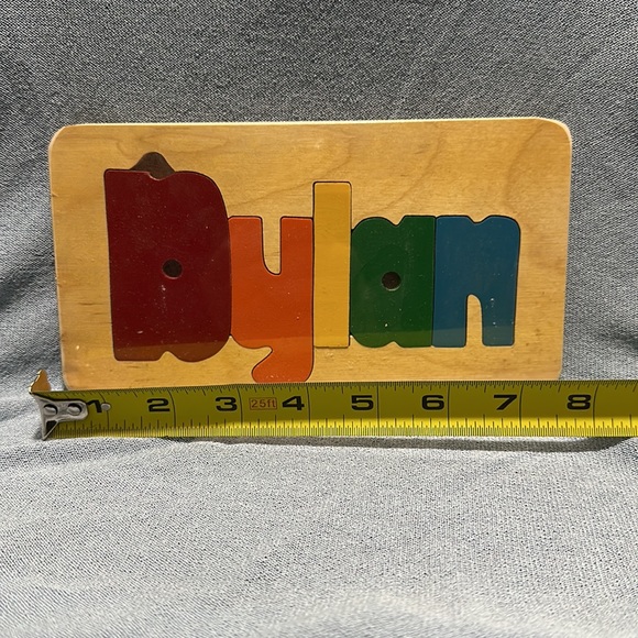Wooden name puzzle - Dylan - Picture 2 of 2